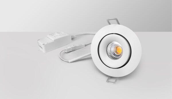 Downlight MD-70 NXT, 640 lm, 7W, 2700K, 230V, IP44