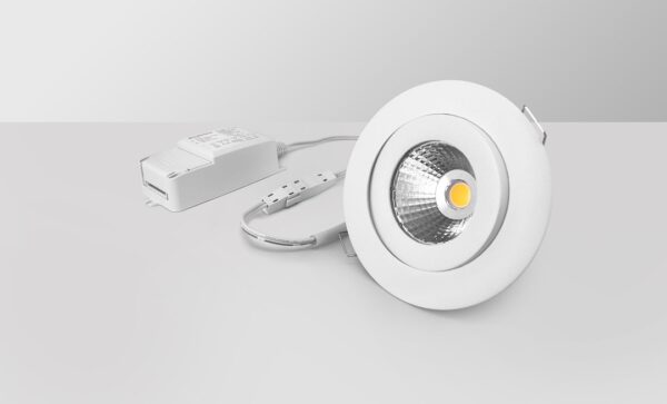 DOWNLIGHTSET MD-360 NXT, 6X610 LM, 7W, 2700K, 230V, IP44 - 6 Pack