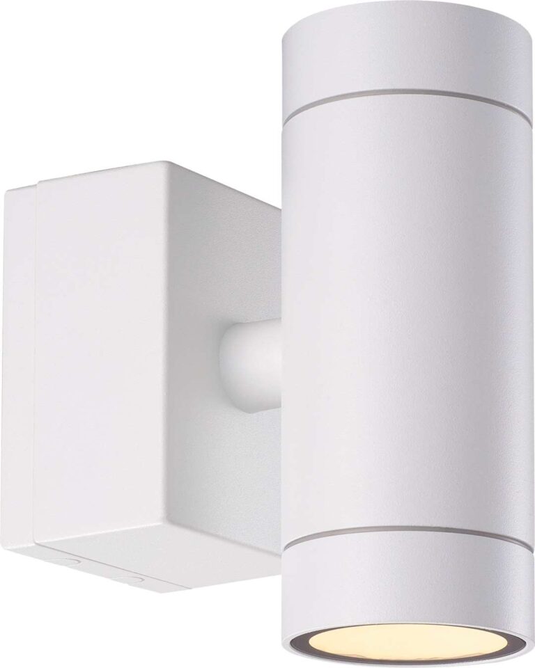 Väggarmatur Eklof V, LED, Vit, IP54