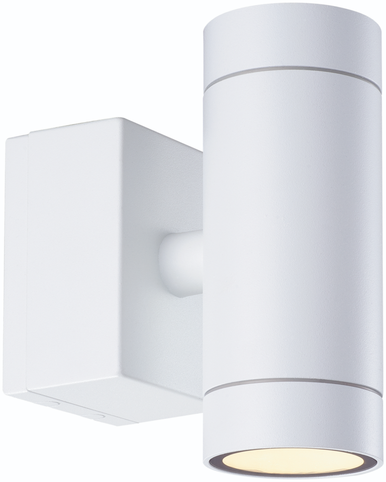 Malmbergs Väggarmatur Eklof V, GU10, Vit, IP54