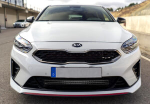 Rostfritt nummerplåtsfäste LED-ramp - Inbyggnad modell