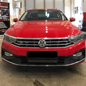 Rostfritt nummerplåtsfäste LED-ramp - Inbyggnad modell