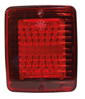 Strands IZE LED dimbakljus röd lins – 24V, IP66