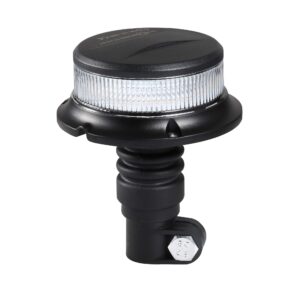 Strands Varningsljus Slim 9-30V DC Klar lins, orange LED, DIN, 17W, IP67