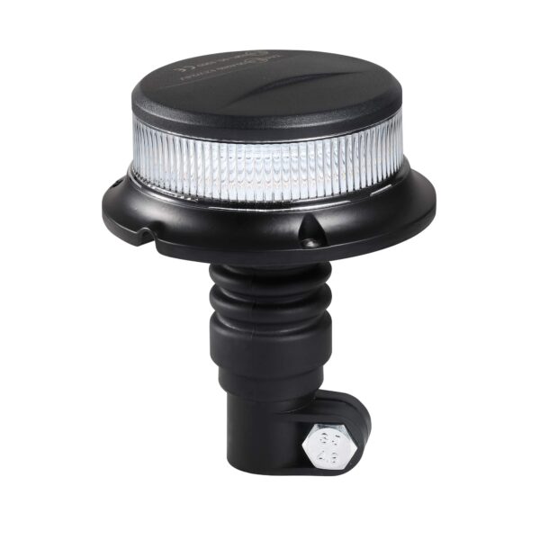Strands Varningsljus Slim 9-30V DC Klar lins, orange LED, DIN, 17W, IP67