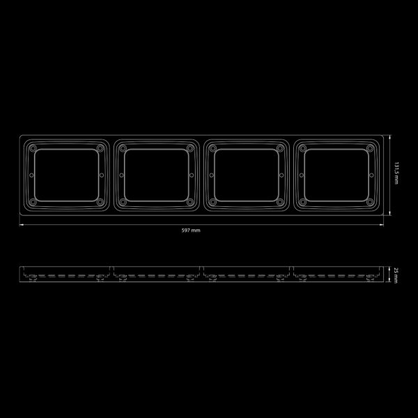 Strands IZE LED FRAME 4XSQUARE