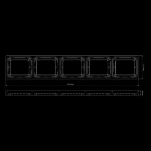Strands IZE LED FRAME 5XSQUARE