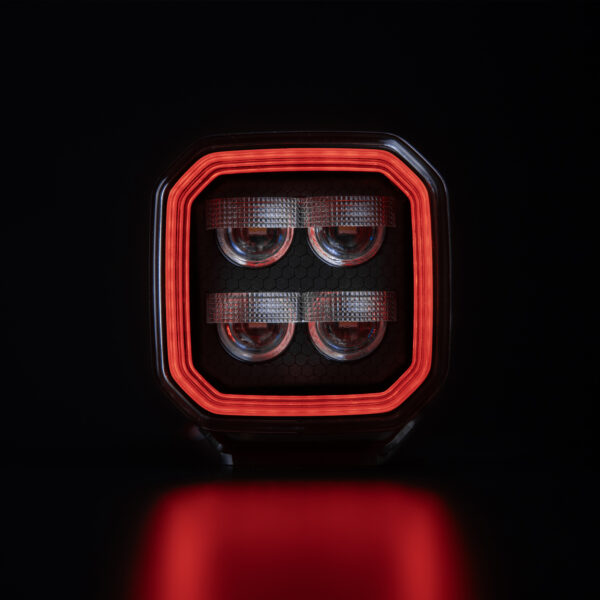 Strands FOR9T NO-GLARE ARBETSLJUS 78W - Orange & Röd Pos