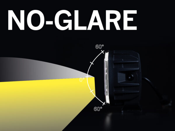 Strands FOR9T NO-GLARE ARBETSLJUS 78W - Orange & Röd Pos