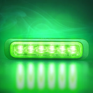 Strands DARK KNIGHT VARNINGSLJUS - STROBE LIGHT GREEN 6 LED