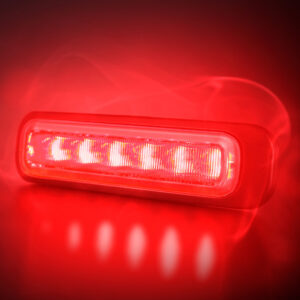 Strands DARK KNIGHT VARNINGSLJUS - STROBE LIGHT RED 6 LED