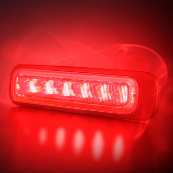 Strands DARK KNIGHT VARNINGSLJUS - STROBE LIGHT RED 6 LED