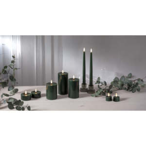 LED Blockljus Flamme Flow - Grön - Paket