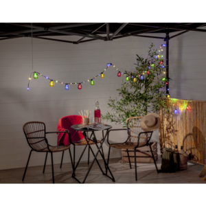Ljusslinga Bolla - 20 LED - 5.3 Meter - Flerfärgad