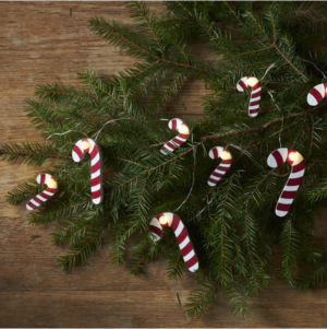 Ljusslinga CandyCane - 10 LED - 135cm