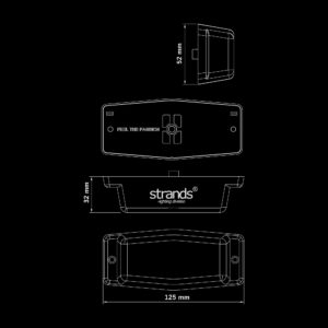 Strands IZE LED BLACK BULLET DOUBLE BURNER