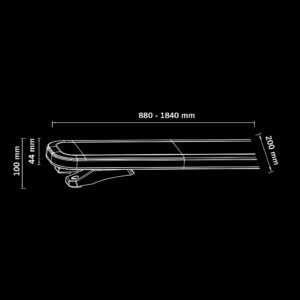 Strands BIG ENERGY ROOF BAR XL 1840MM