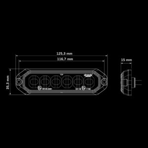 Strands DARK KNIGHT BLIXTLJUS DUO 6 LED