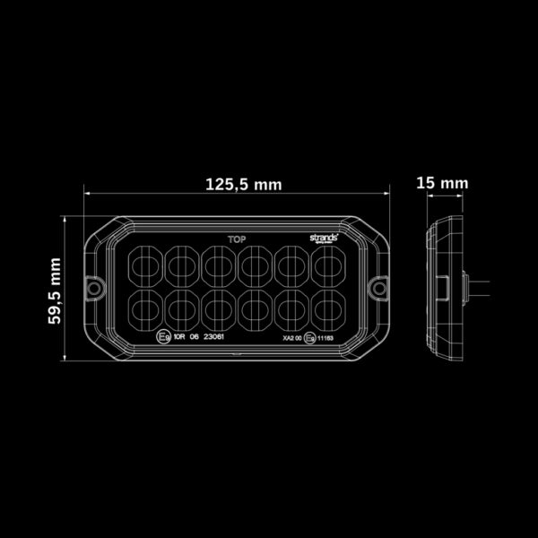 Strands DARK KNIGHT BLIXTLJUS DUO 12 LED