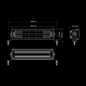 Strands SIBERIA OUTLAW UDX 12” LED BAR