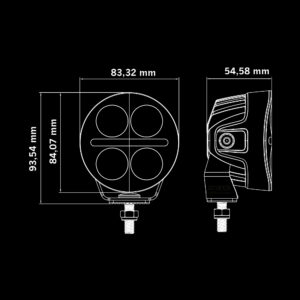 Nuuk D-Line MC Extraljus 3″