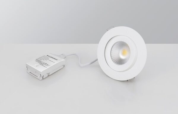 Downlight MD-360 Tune, LED, 6W, Vit, AC-Chip, IP44