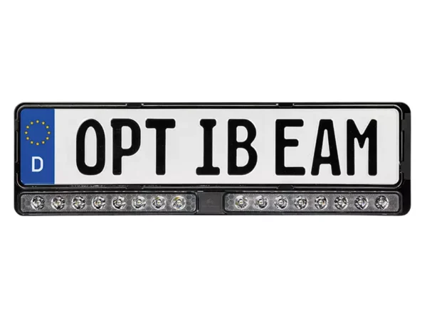 OPTIBEAM E-BAR EU TWIN Nummerplåts LED-ramp