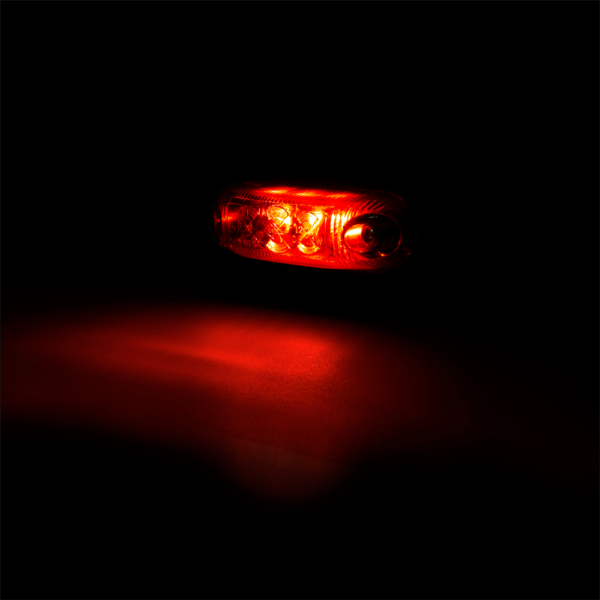 Positionsljus Röd, Graphite, 0,25m, DV