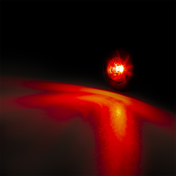 Positionsljus Röd, 0,5m, Graphite, DV