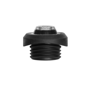 Positionsljus Vit, rörmontage, 0,5m, Graphite, DV