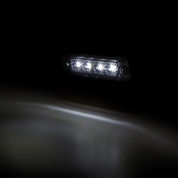 Positionsljus Vit, Graphite, 0,25m, DV