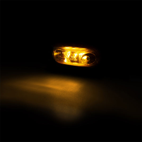 Sidomarkeringsljus Gul, Graphite, 0,25m, DV