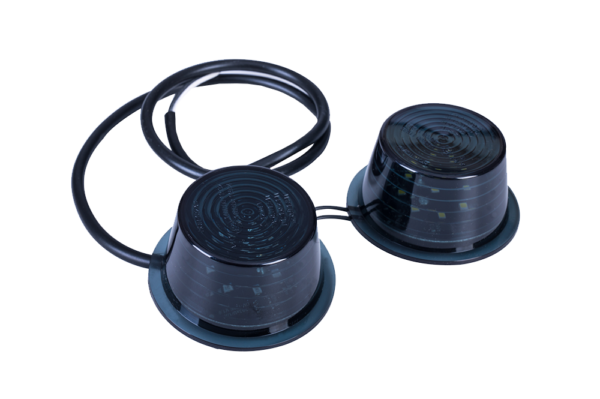 Positionsljus, Vit+Röd LED modul, 5-led, 0,7m, Graphite, DV