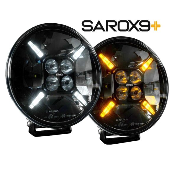 Sarox9+ Quadrinity LED-extraljuspaket (12 V)