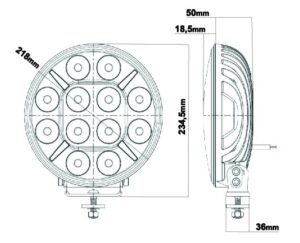 Pollux9+ Gen3 Trinity D&S LED-extraljuspaket (12 V)