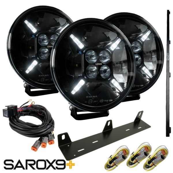Sarox9+ Trinity LED-extraljuspaket (12 V)