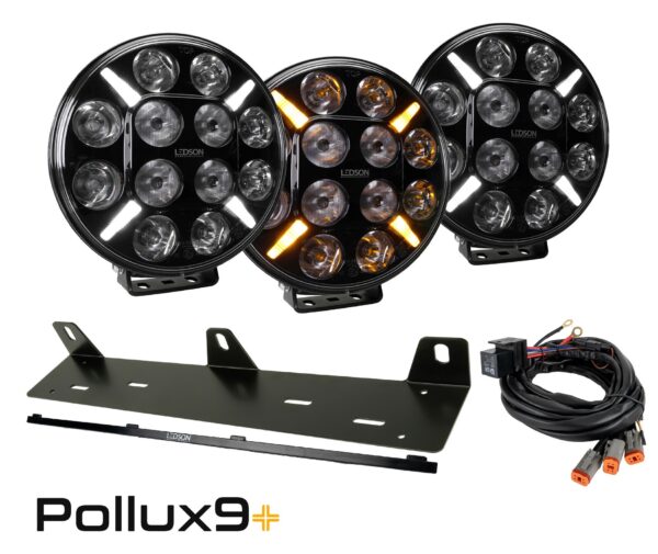 Pollux9+ Gen3 Trinity D&S LED-extraljuspaket (12 V)
