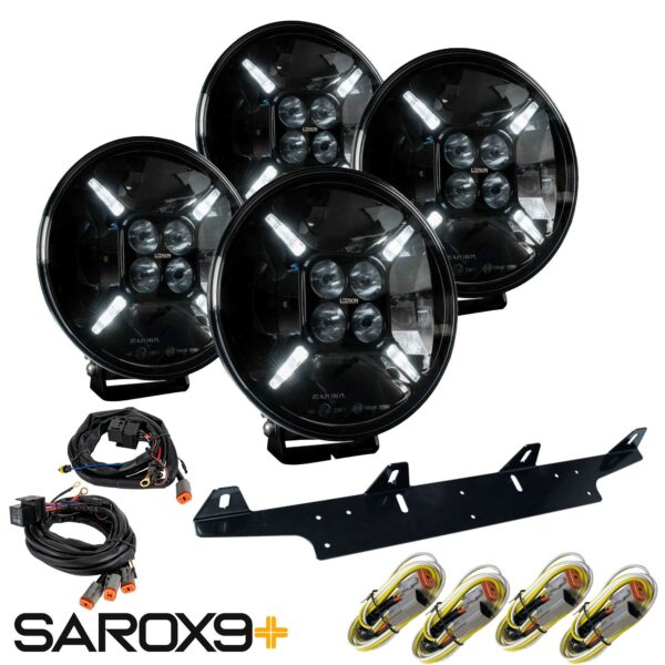 Sarox9+ Quadrinity LED-extraljuspaket (12 V)