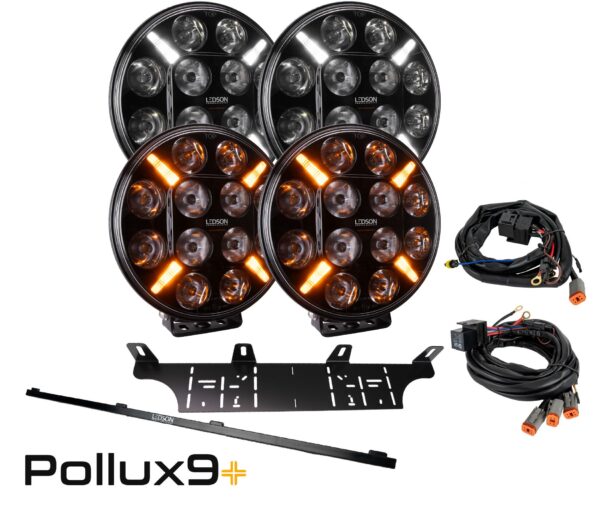 Pollux9+ Gen3 Quadrinity D LED-extraljuspaket (12 V)