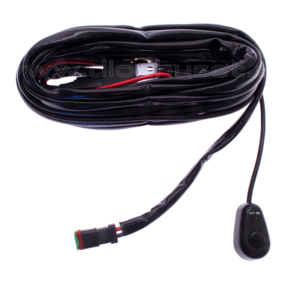 DT-relä med knapp 12V (1 eller 2 DT-kontakter)