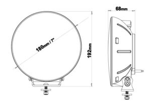 Sarox7+ Gen2 LED Extraljus 100W