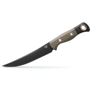 Benchmade 4050BK-01 Meatcrafter Cutlery svart DLC OD Green G10