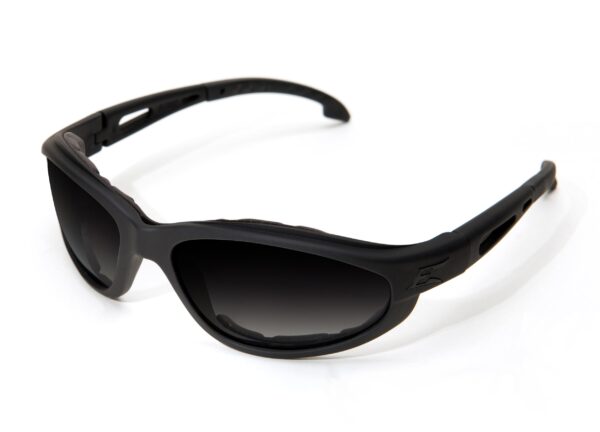 Edge Falcon – Black / Polarized Gradient Smoke (med vindskydd)