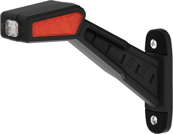LED-breddmarkeringslykta höger 5129000050 – klar/röd/gul