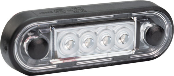 LED-positionsljus 5129000078 – rött, 12–36 V, CC 58 mm