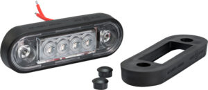 LED-positionsljus 5129000078 – rött, 12–36 V, CC 58 mm