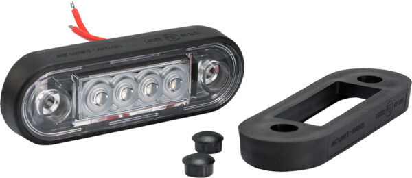 LED-positionsljus 5129000078 – rött, 12–36 V, CC 58 mm