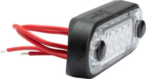 LED-positionsljus 5129000078 – rött, 12–36 V, CC 58 mm