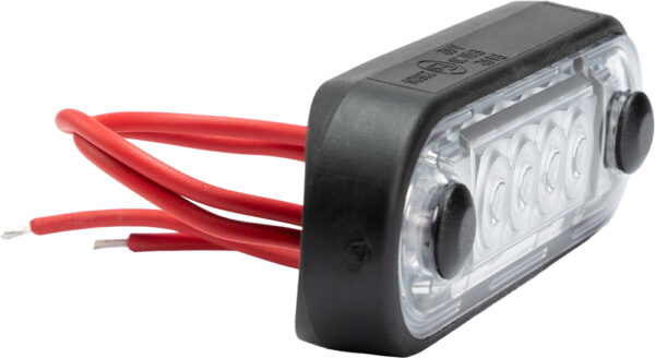 LED-positionsljus 5129000078 – rött, 12–36 V, CC 58 mm