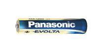 Panasonic Evolta AAA LR03 alkaliska batterier – 4-pack – produktförpackning
